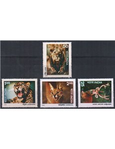 INDIA 1976 Nature Conservation 4v MNH**