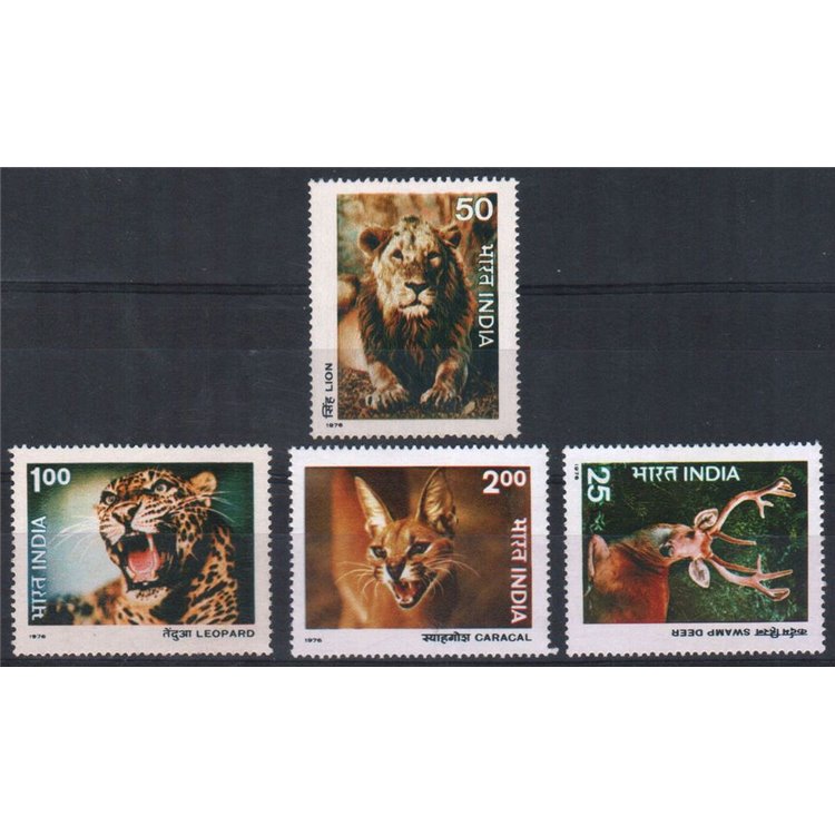 INDIA 1976 Nature Conservation 4v MNH**