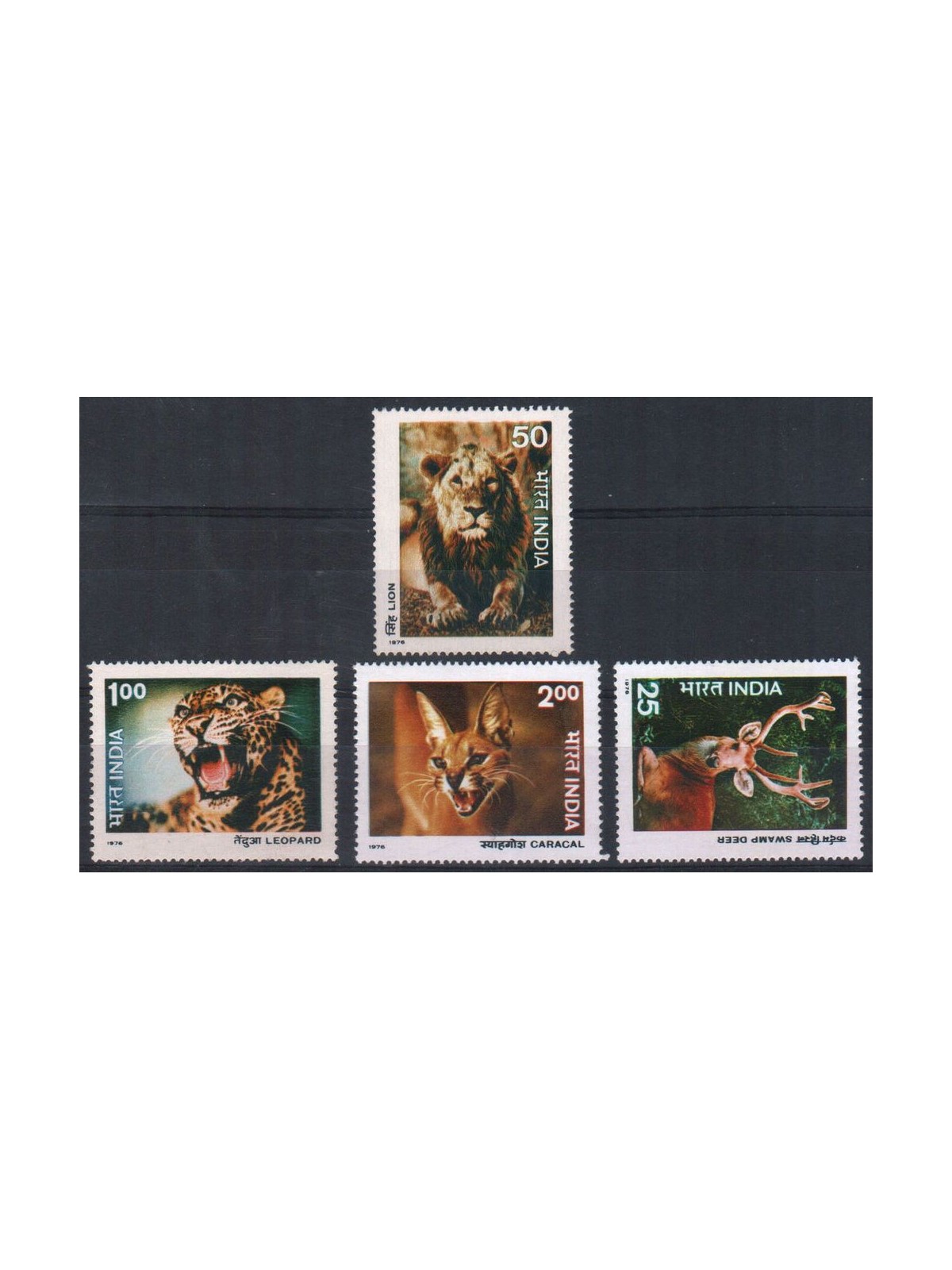 INDIA 1976 Nature Conservation 4v MNH**