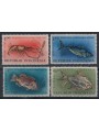 INDONESIA 1963 Crustaceans and fish 4v MNH**