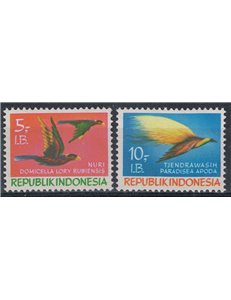 INDONESIA (IRIAN BARAT) 1970 Uccelli diversi 2v MNH**