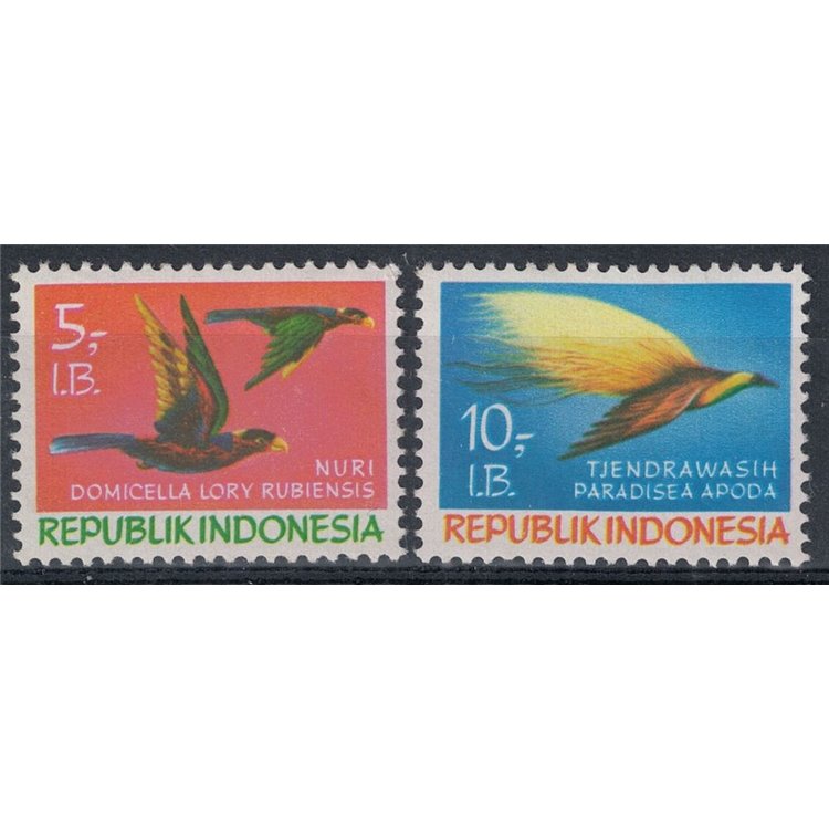 INDONESIA (IRIAN BARAT) 1970 Uccelli diversi 2v MNH**