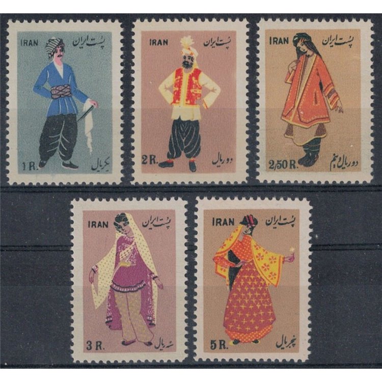 IRAN 1955 Costumi diversi 5v MNH**