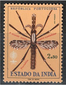 PORTUGUESE INDIA 1962 Fight against malaria MNH**
