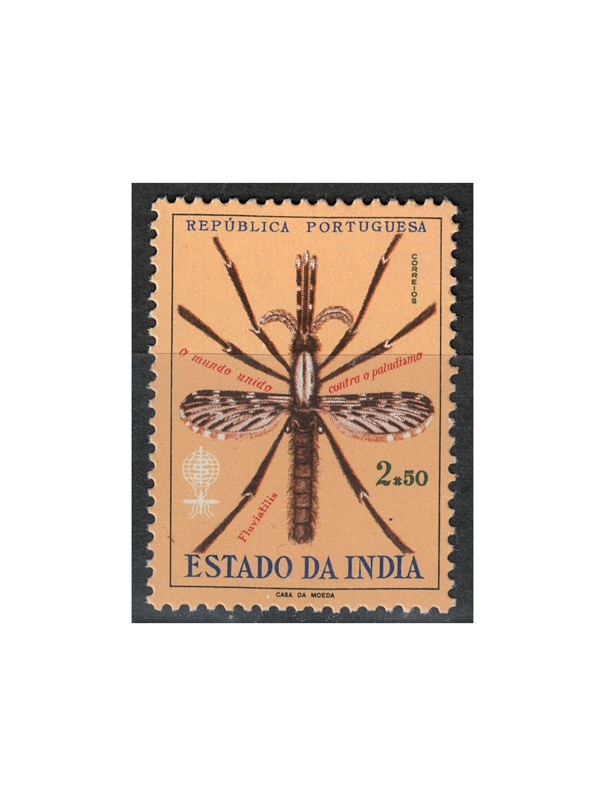 PORTUGUESE INDIA 1962 Fight against malaria MNH**