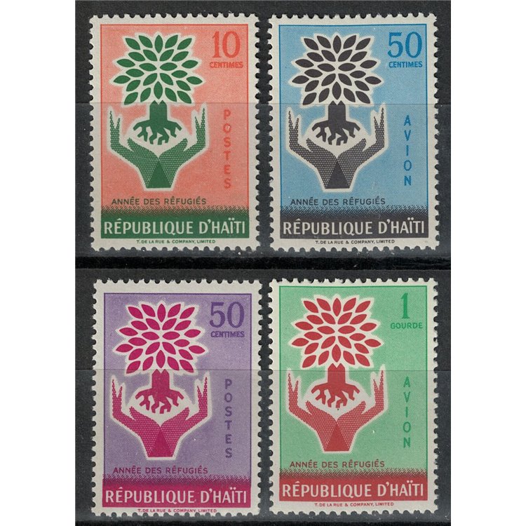 HAITI 1960 World Refugee Year 4v MNH**