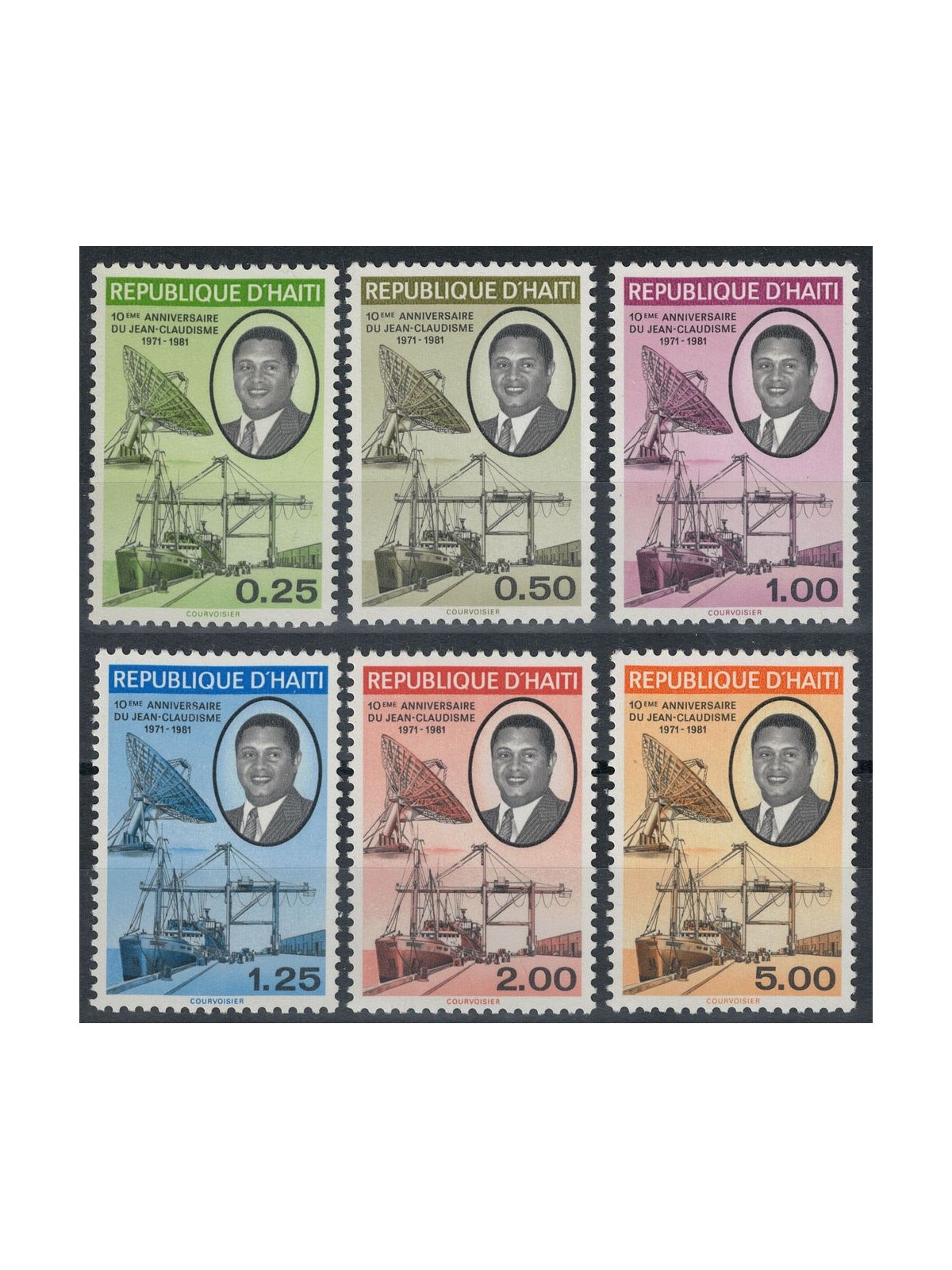 HAITI 1982 Jean-Claudisme 6v MNH**