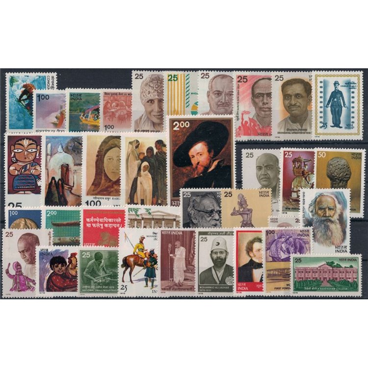 INDIA 1978 Complete vintage 35v MNH**