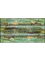INDONESIA 1998 Trains, locomotives m/s MNH**