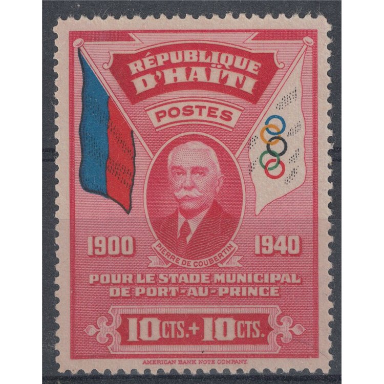 HAITI 1939 Pro Municipal Stadium MNH**