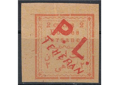 IRAN 1902-03 2c overprinted PL TEHERAN in red (A) MNH**