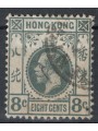 HONG KONG 1912-21 Giorgio V 8c grigio us