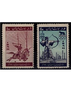 IRAN 1960 Giochi Olimpici di Roma 2v MNH**