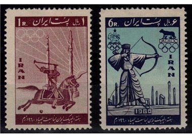 IRAN 1960 Giochi Olimpici di Roma 2v MNH**