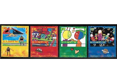 ISRAELE 2000 Disegni di bambini 4v MNH**
