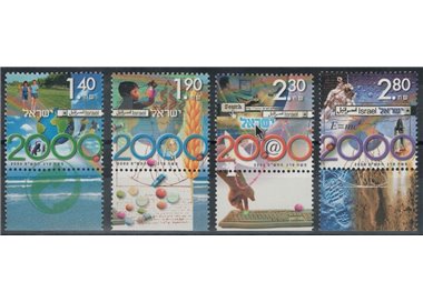 ISRAEL 2000 New millennium 4v MNH**
