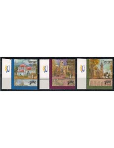 ISRAELE 2000 Pellegrinaggio 3v MNH**