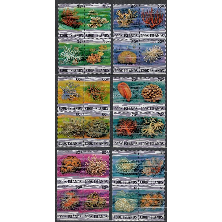 COOK ISLANDS 1981 Ordinary series 24v MNH**
