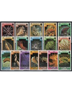 ISOLE VERGINI 1979-80 Fauna marina 17v MNH**