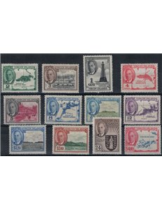ISOLE VERGINI 1952 Giorgio VI 12v MH*