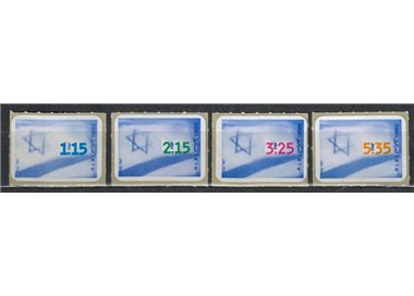 ISRAEL 1998 Ordinary series 4v self-adhesive MNH**