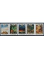 ISOLE COOK 1986 Cometa di Halley 5v MNH**