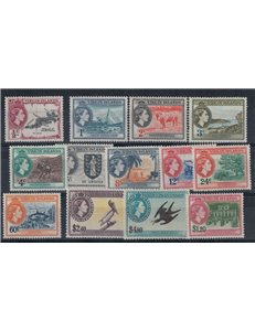 ISOLE VERGINI 1956 Ordinari, Elisabetta II 13v MH*