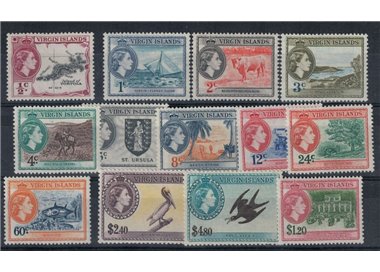 VIRGIN ISLANDS 1956 Ordinary, Elizabeth II 13v MH*