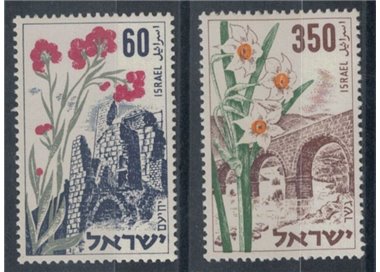 ISRAEL 1954 Anniversary of the State 2v MNH**