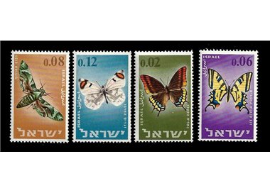 ISRAEL 1965 Butterflies - Butterflies 4v MNH**