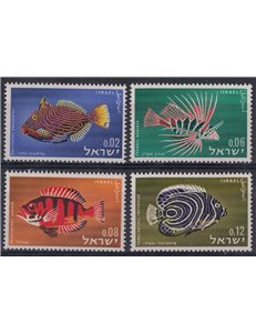 ISRAELE 1963 Pesci - Fish 4v MNH**