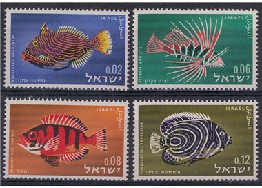ISRAELE 1963 Pesci - Fish 4v MNH**