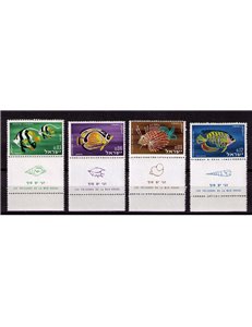 ISRAEL 1962 Fish - Fish 4v MNH**