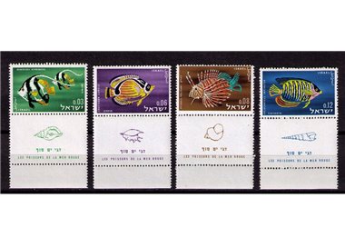 ISRAEL 1962 Fish - Fish 4v MNH**
