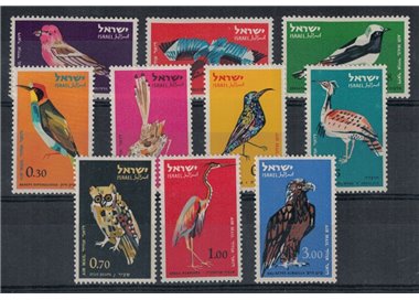 ISRAEL 1963 Birds, Airmail - Birds 10v MNH**