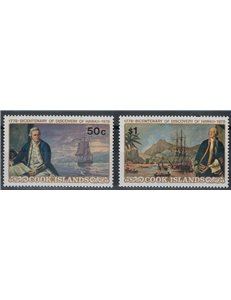 COOK ISLANDS 1978 Bicentenary of the Discovery of the Hawaiian Islands 2v MNH**