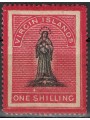 VIRGIN ISLANDS 1867 The Virgin 1s Carmine and Black MH*