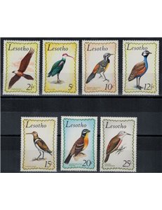LESOTHO 1971 Fauna, birds 7v MNH**