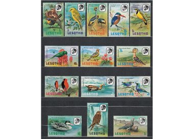 LESOTHO 1981 Fauna, birds 14v MNH**