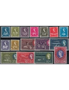 KENYA UGANDA AND TANGANYIKA 1960 Ordinary - Definitives 16 v