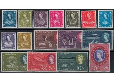 KENYA UGANDA E TANGANYIKA 1960 Ordinari - Definitives 16 v