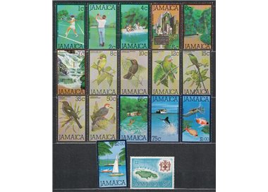 JAMAICA 1979-80 Definitives 17v MNH**