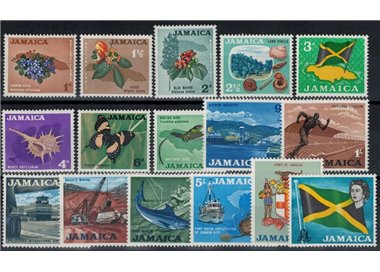 JAMAICA 1964 Serie ordinaria 16v MNH**