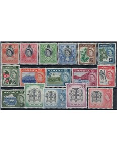 JAMAICA 1956 Ordinary series 16v MNH**