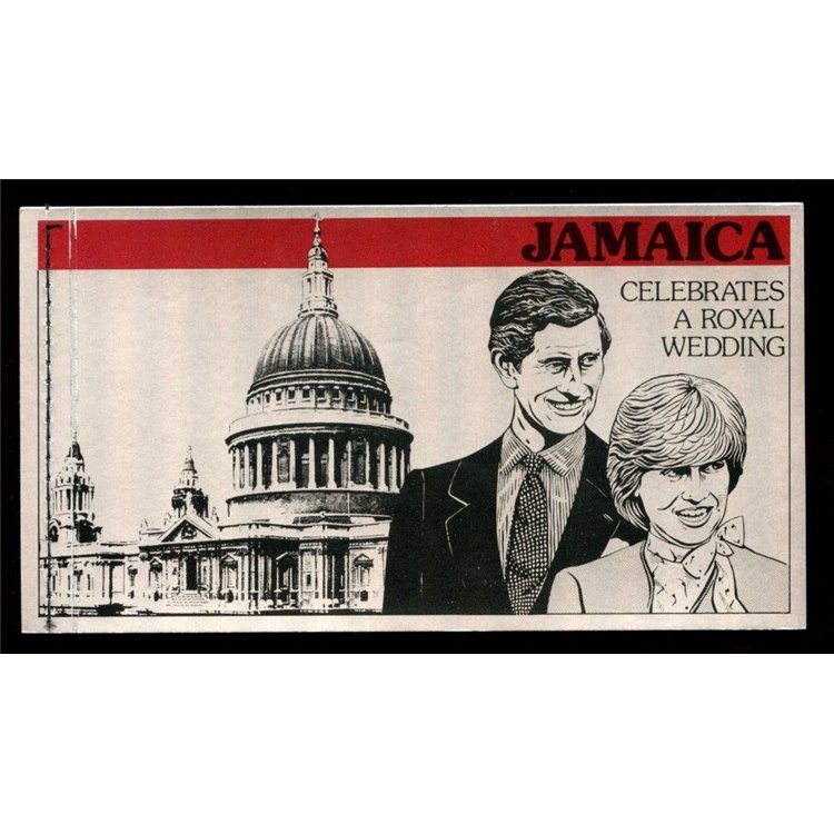 JAMAICA 1981 Charles and Diana Royal Wedding booklet MNH**