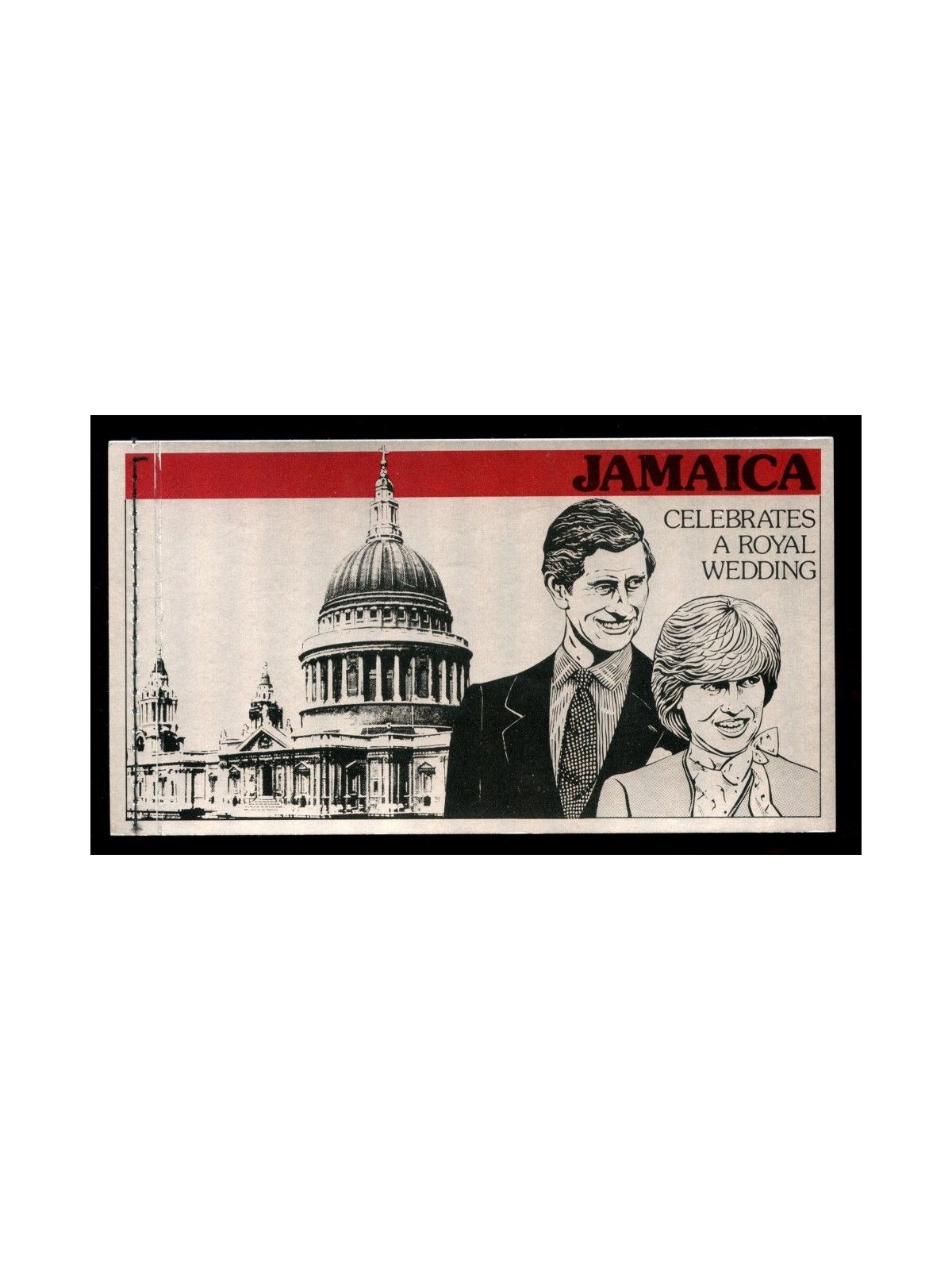 JAMAICA 1981 Charles and Diana Royal Wedding booklet MNH**