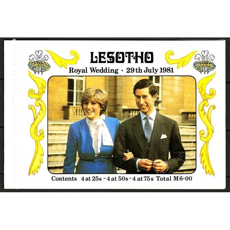 LESOTHO 1981 Carlo e Diana Nozze Reali LB MNH**