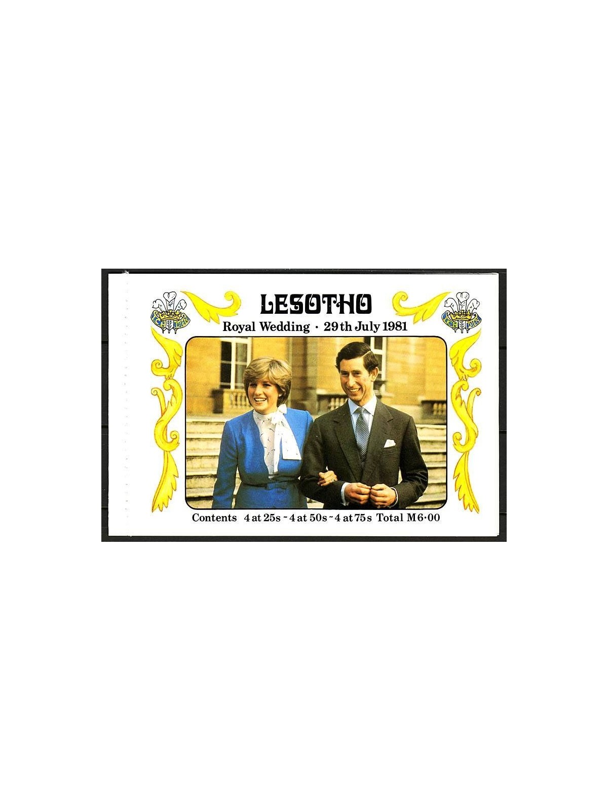 LESOTHO 1981 Charles and Diana Royal Wedding booklet MNH**