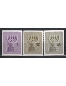 ISRAELE 2009 Serie ordinaria, Menorah 3v MNH**
