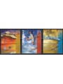 ISRAELE 2013 Anniversario aviazione 3v MNH**